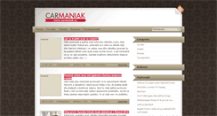 Desktop Screenshot of carmaniak.cz