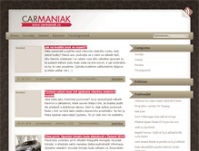 Tablet Screenshot of carmaniak.cz